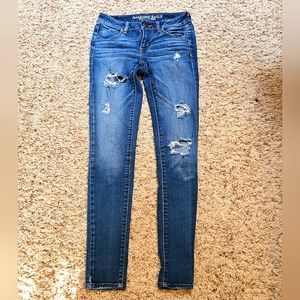AE distressed Jeggings